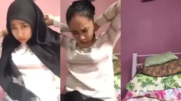Dokumentasi Ukhti Hijab Mahasiswi Live Kasur