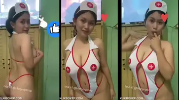 Ukhti Naira Hijab Cantik Live Bersantai Kasur